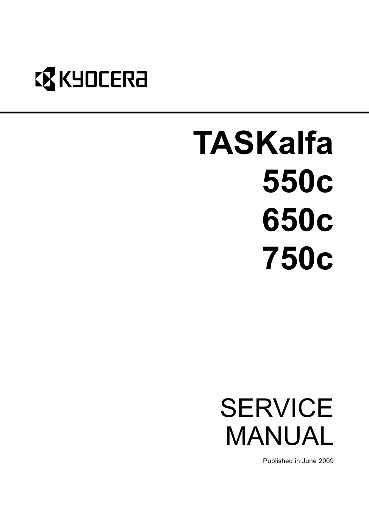 KYOCERA ColorMFP TASKalfa-550c 650c 750c Parts and Service Manual-1